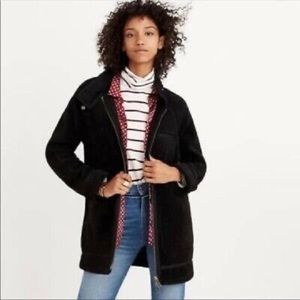 Madewell Sherpa Cacoon Coat